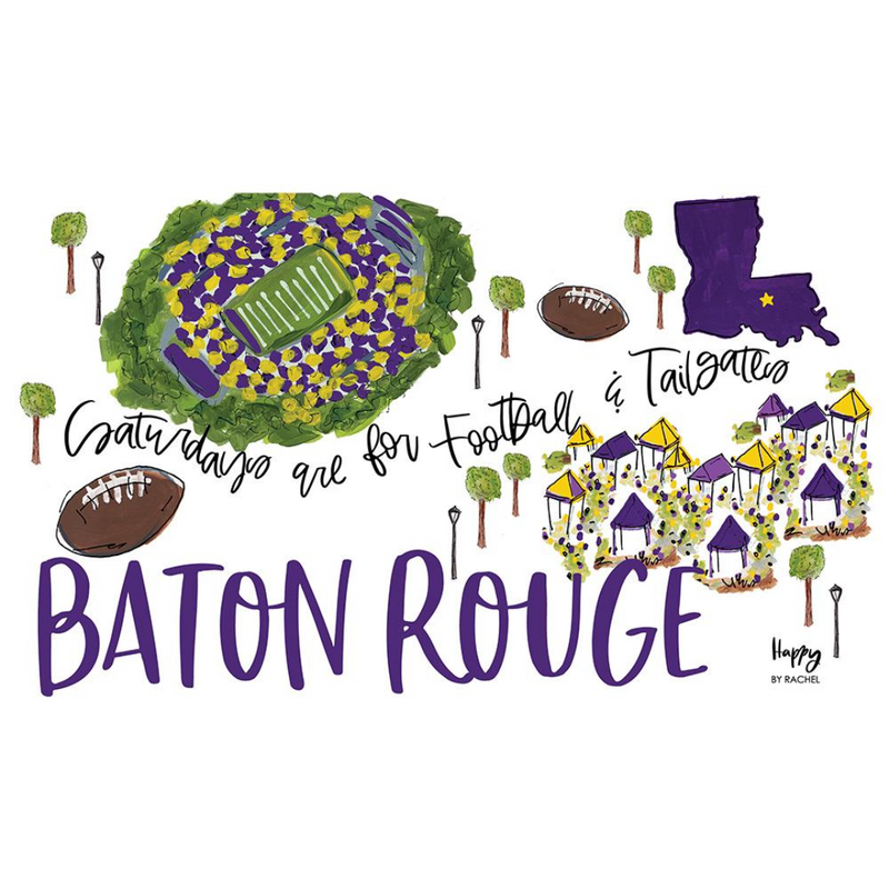 SATURDAYS IN BATON ROUGE Mega Mug 40oz