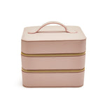 Leah Travel Cosmetic Case Pale Pink
