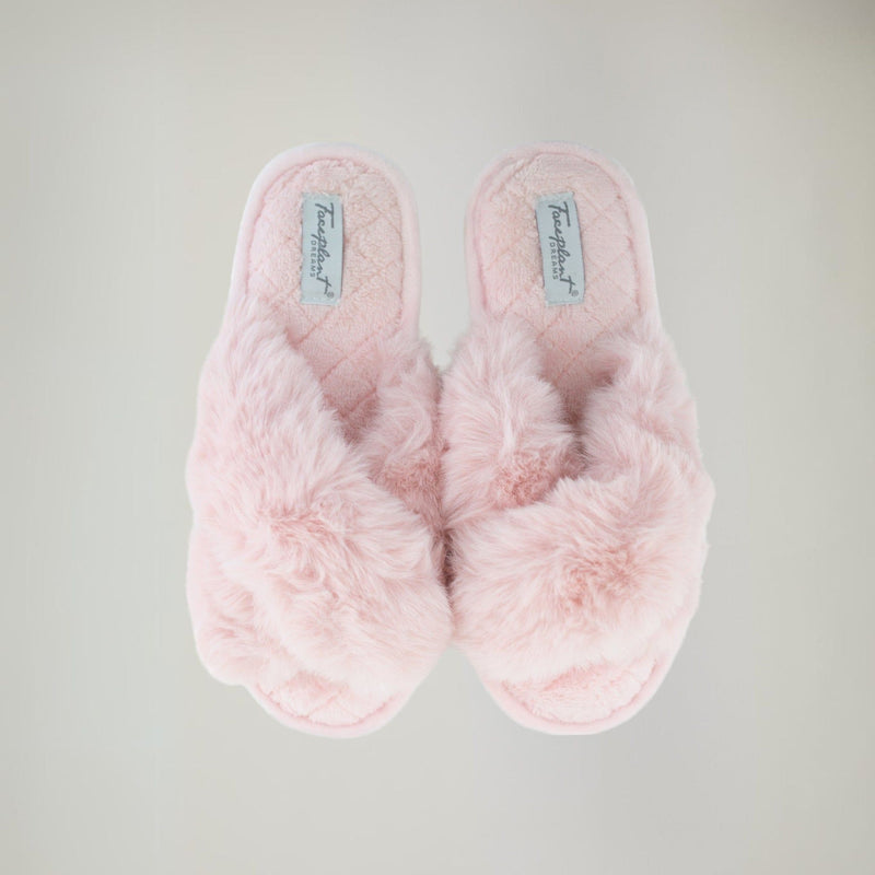 Furry Slides Pink Small 5/6
