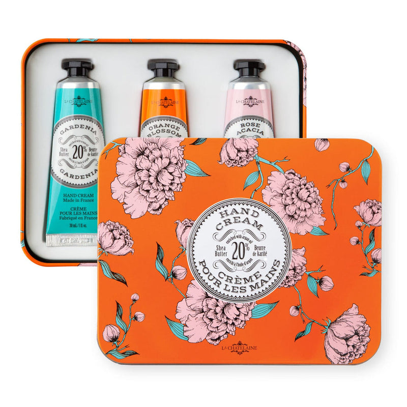 Orange Hand Cream Trio Tin