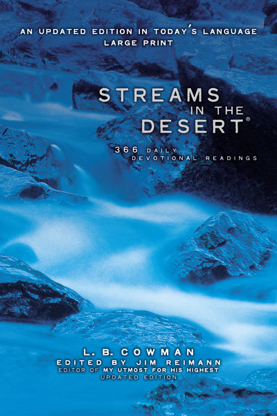 Streams in the Desert Large Print