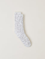 CozyChic Barefoot in the Wild Sock Cream/Stone