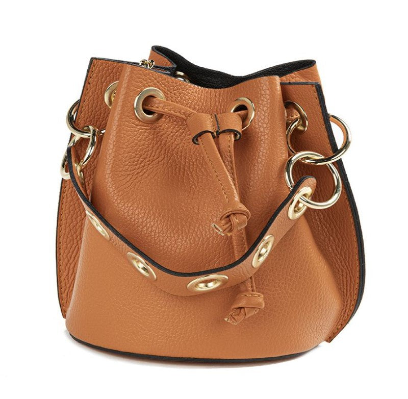 Leather Bucket Bag