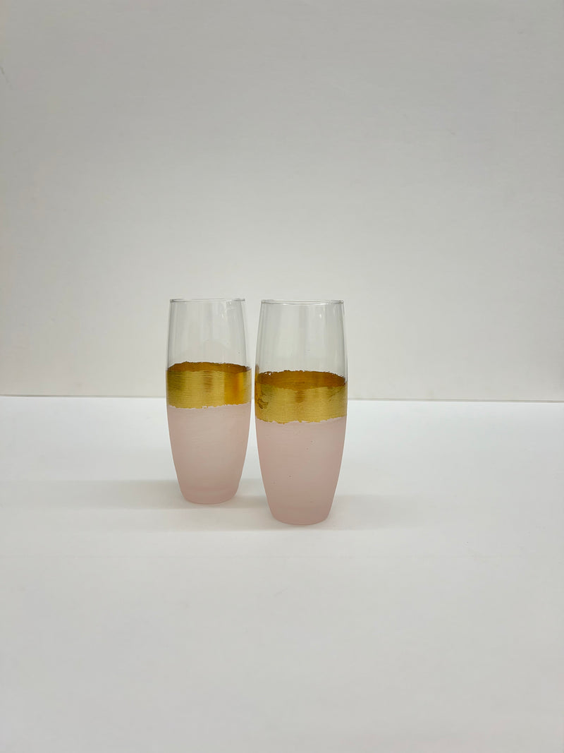 Blush Steamless Champagne Glass Set of 2
