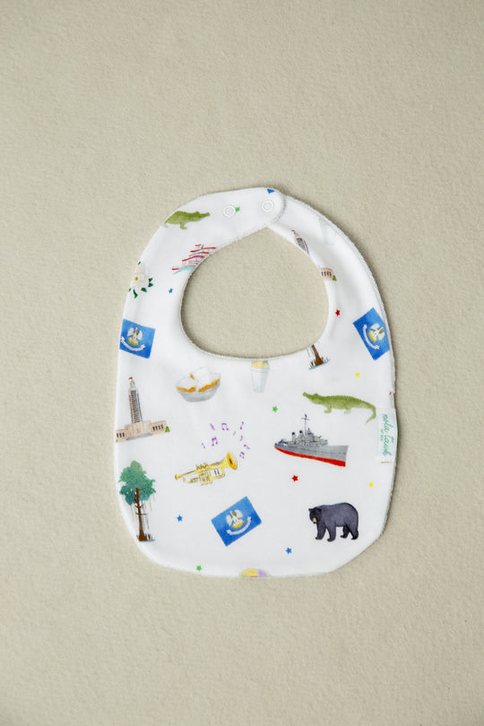 Louisiana Kids Bib