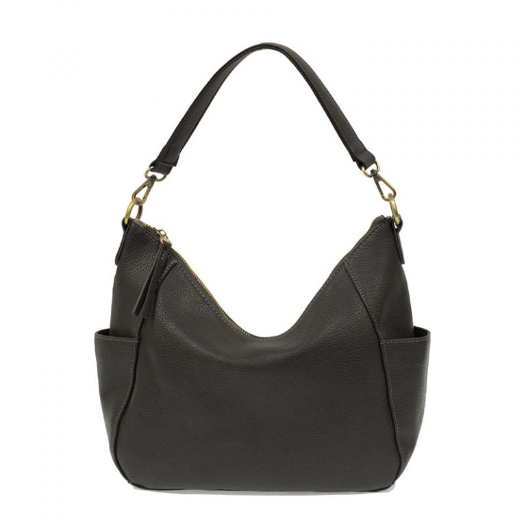 Charcoal Trish Convertible Hobo Bag