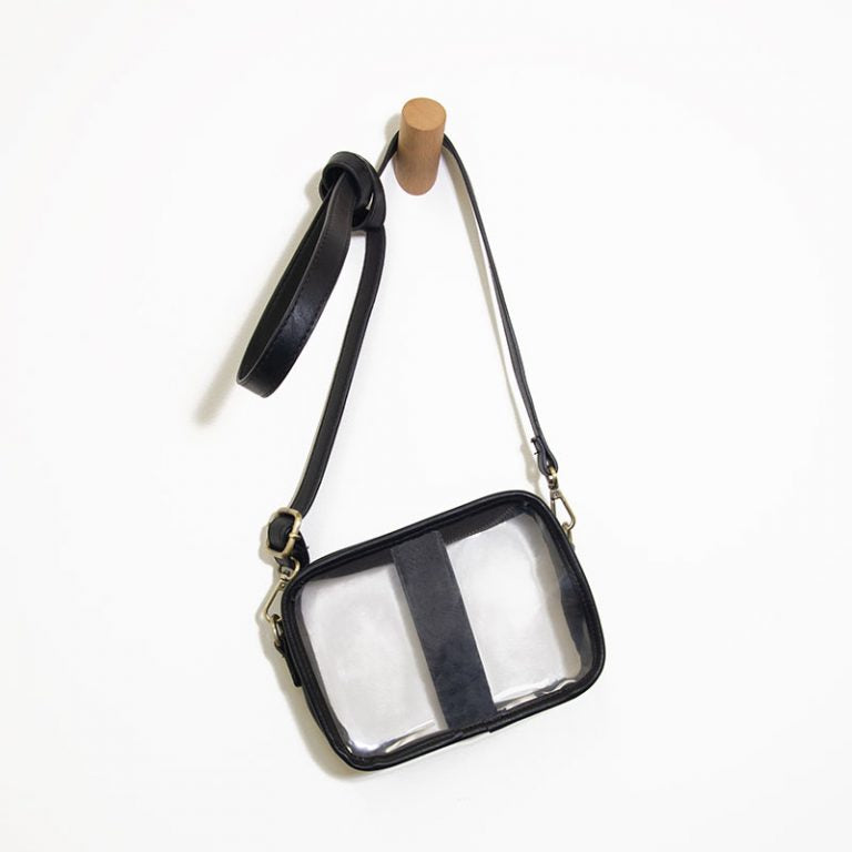 Black/Clear Rita Camera Bag