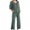 Lounge Pant Set Green