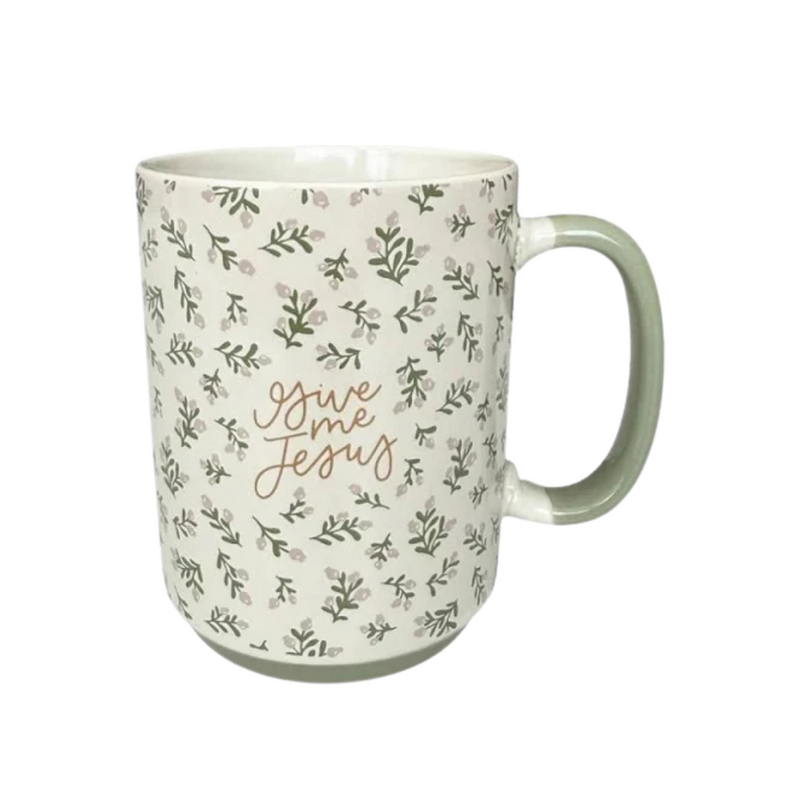 Give Me Jesus Floral Mug