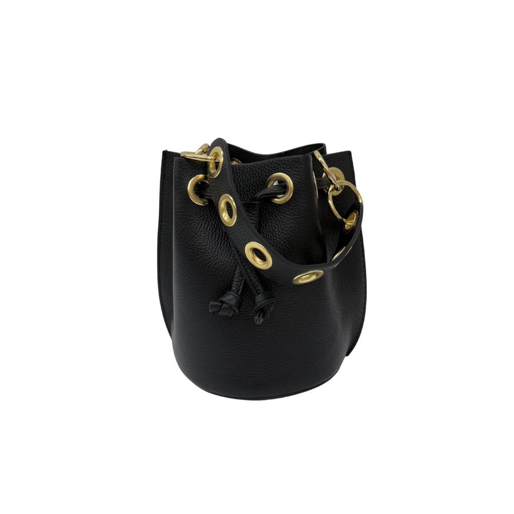 Leather Bucket Bag