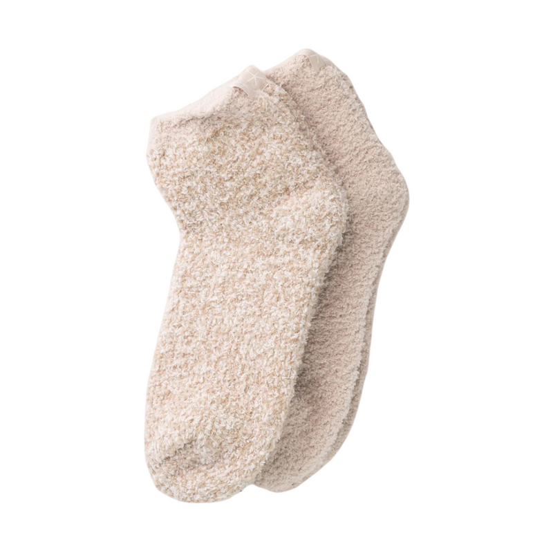 CC 2pair Tennis Sock Set Stone