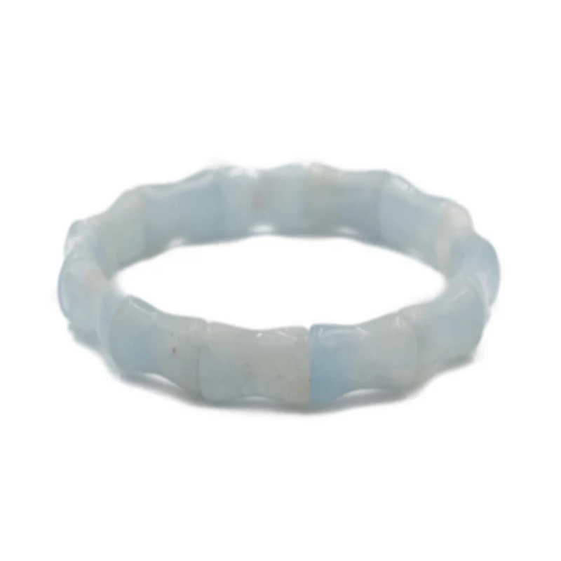 Bamboo Bangle Aquamarine