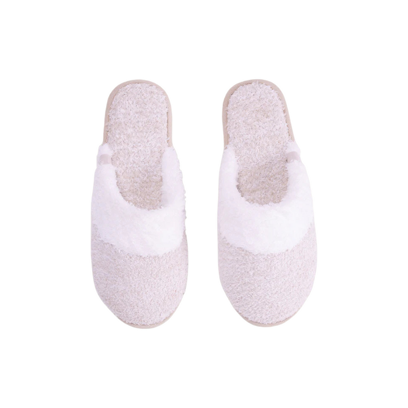 Cozy Chic HE Slipper Stone/White