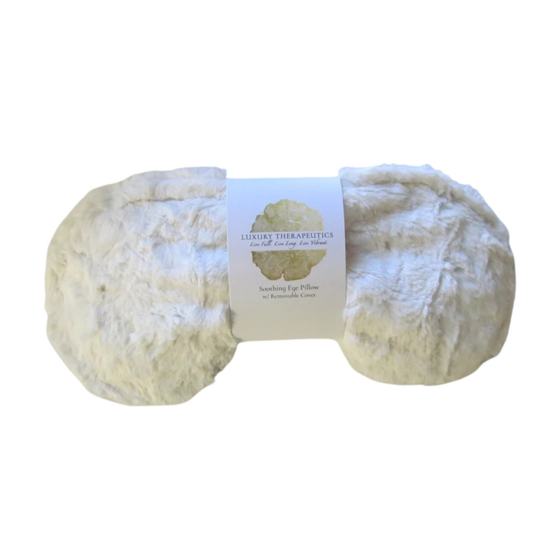 Soothing Eye Pillow Lux Fur White