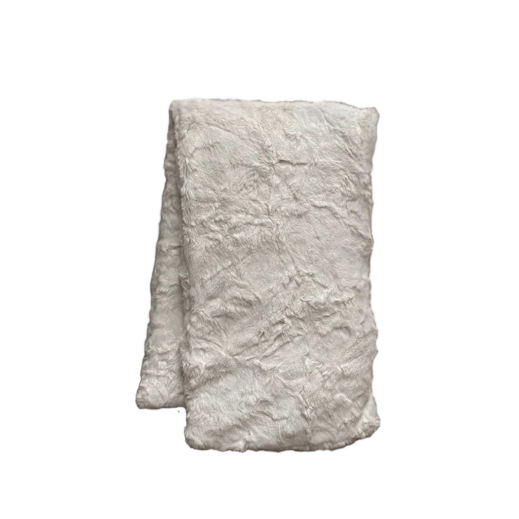 Heatable Therapy Spa Wrap Lux Fur White