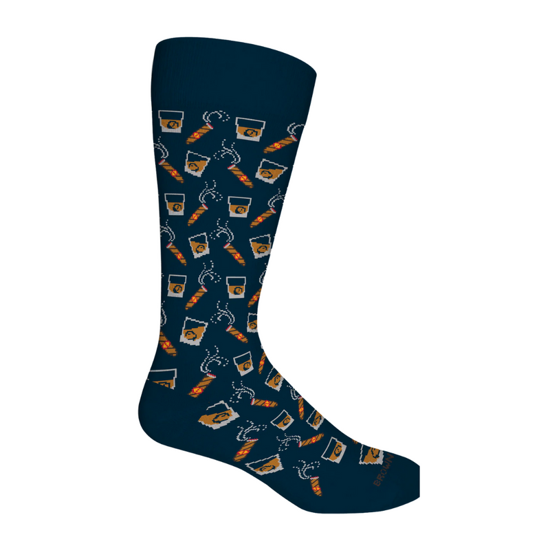 Bourbon/Cigar Socks