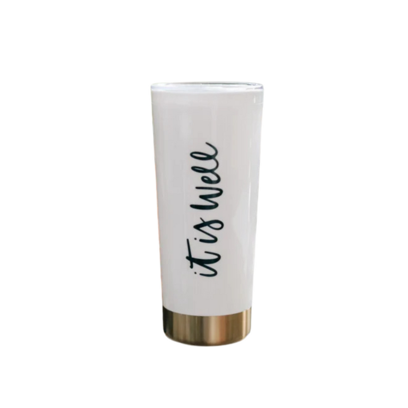 It Is Well Travel Tumbler