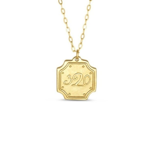 Ephesians 3:20 Madison Sterling Short Pendant Necklace