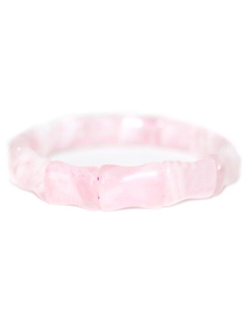 Bamboo Bangle Rose Quartz