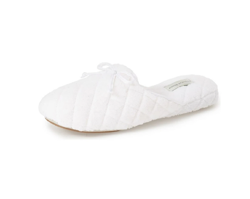 Chloe White Slipper