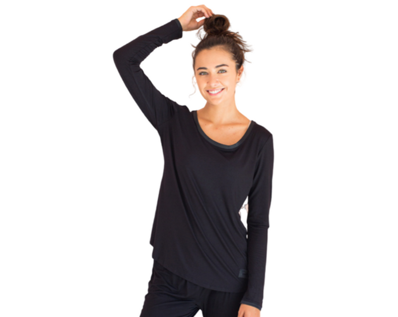 Faceplant Bamboo Pajama Long Sleeve Top
