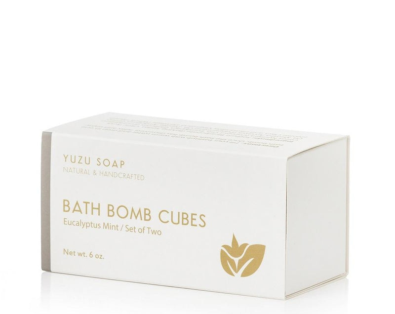 YUZU Eucalyptus Mint Bath Bomb Cubes
