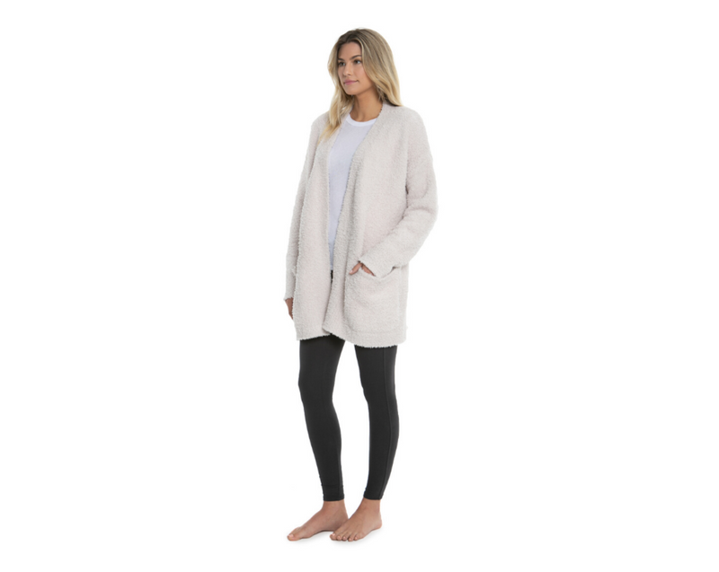 Barefoot Dreams Cozy Chic So-Cal Cardi Almond