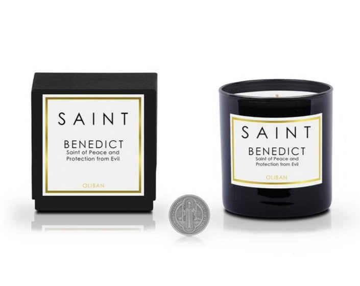 SAINT St. Benedict Candle